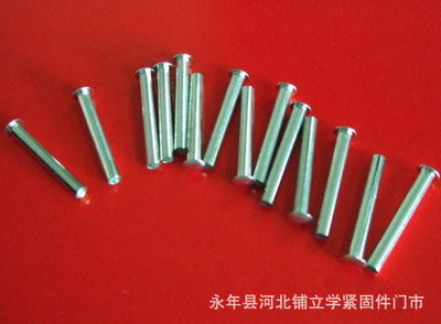 【大量供應(yīng) 圓頭鐵鉚釘 碳鋼鐵鉚釘 承接加工定制】?jī)r(jià)格,廠家,圖片,鉚釘,永年縣河北鋪立學(xué)緊固件門(mén)市-
